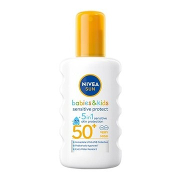 NIVEA 妮維雅 SUN 專業級防曬噴霧 敏弱益膚 SPF50+  200ml  1瓶