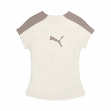 PUMA 流行系列T7小高領短袖T恤 女性
