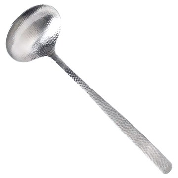 SALUS 佐藤金屬 槌目手感不鏽鋼湯勺 21cm  21 x 6.5cm  1支