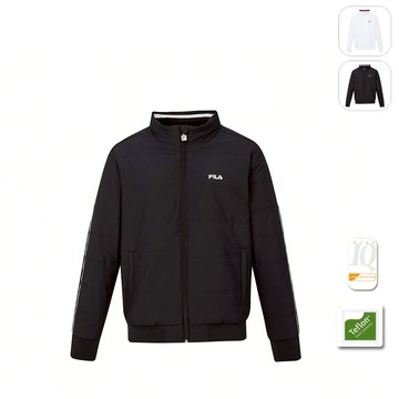 【FILA】男性 抗UV 鋪棉外套-黑色 1JKY-5709-BK