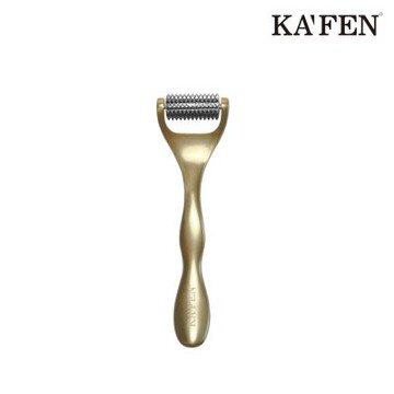 【KAFEN卡氛】頭皮釋壓舒緩滾輪(金色) 洗髮前按摩 頭皮紓壓