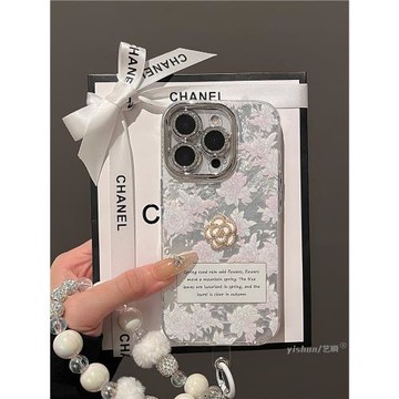 適用蘋果16ProMax手機殼2024新款iPhone15pro氣質輕奢高級感14plus復古玫瑰立體花朵13女款12max鏡頭全包11pm