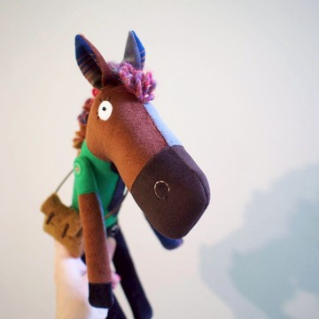 E*group  阿驢  A-rin  雙面驢馬   手工娃娃