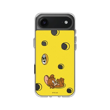 iPhone Air Clear Case（相機按鈕） 透明 - 湯姆貓與傑利鼠 Tom and Jerry - 起司追逐賽