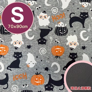 [禾季]專業透氣防水顆粒止滑墊-S號(70x90cm)/花色-喵精靈派對