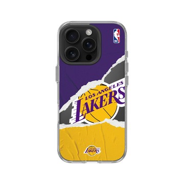 iPhone 16 Pro Clear 透明 - NBA - 熱血系列-洛杉磯湖人 L.A. Lakers - Sweat and tears