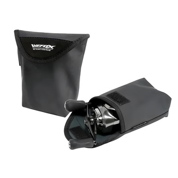 WEFOX 鉅灣 護衛君士 捲線器 收納袋 緩衝材質 韌性強防潑水  15cm x 13cm x 3mm  黑色  1個