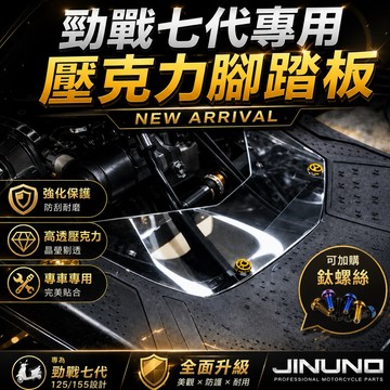 【叫小賀】 JINUNO 勁戰七代 壓克力腳踏板 七代 腳踏板 透明踏板 勁戰七代125 155 透明腳踏板 壓克力踏板