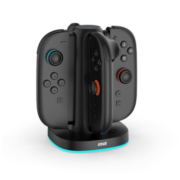 良值 switch2 代手柄座充， NS2手柄四充，switch2 手柄充電器