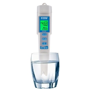 樂天精選~高精度便攜式PH/EC檢測儀水族ph值測試筆水產養殖水質檢測器 雙11全館免運