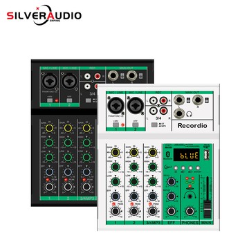 混音器 音頻混音器 音控台 專業電商數字調音臺GAX-A4帶USB混音器調音演唱四通道調音臺