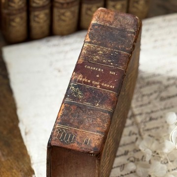 * 50876-絕稀英文古籍瑞典國王查理十二世/俄國彼得大帝歷史