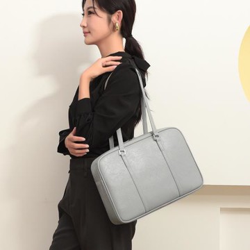 【BONum 博紐】女用雲彩輕量托特單肩商務電腦包(時尚 女用 女仕 筆電包 上班)