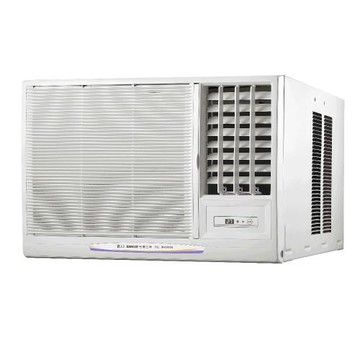 (含標準安裝)SANLUX台灣三洋R32變頻冷暖右吹SA-R50VHR福利品窗型冷氣8坪SA-R50VHR-D
