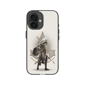 iPhone 16 Clear (相機按鈕) 酷墨灰 - Assassin's Creed - Bayek