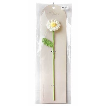 【100 Life Japan Can Do】針織雛菊(白色)(1入)