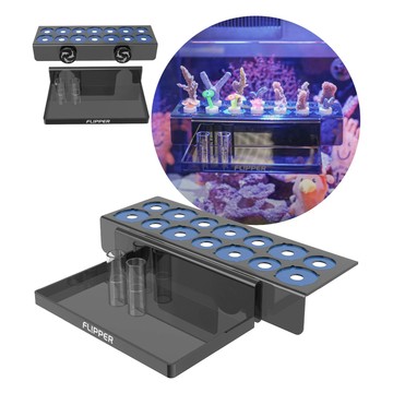 【彼得貓水族】美國🇺🇸FLIPPER 磁吸式珊瑚斷肢展示架 Magnetic Frag Station 珊瑚基座