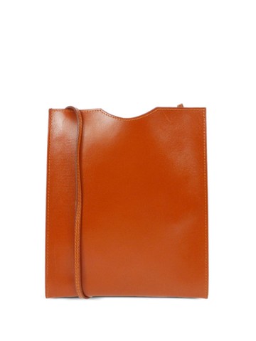 Hermès Pre-Owned - 1990-2000 Onimaitou crossbody bag - women - Calf Leather - One Size - Brown