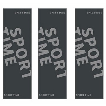 Hensen Sport Time 健身毛巾  30 x 100cm  灰色  3個