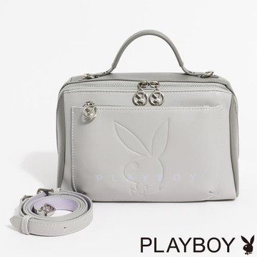 PLAYBOY - 手提包附背帶  Limelight系列 - 灰色
