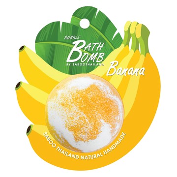 Saboo 泡泡沐浴球 香蕉  150g  1顆