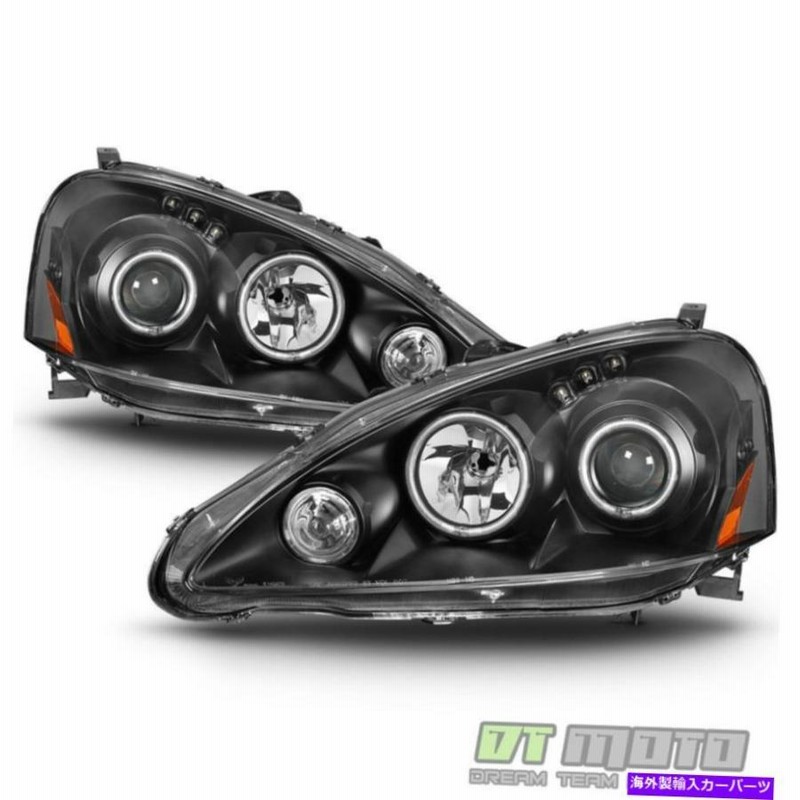 「高評価！」注目のレビュ USヘッドライト LEDデュアルHalo DC5 RSX Acura -2006 2005 パーツ