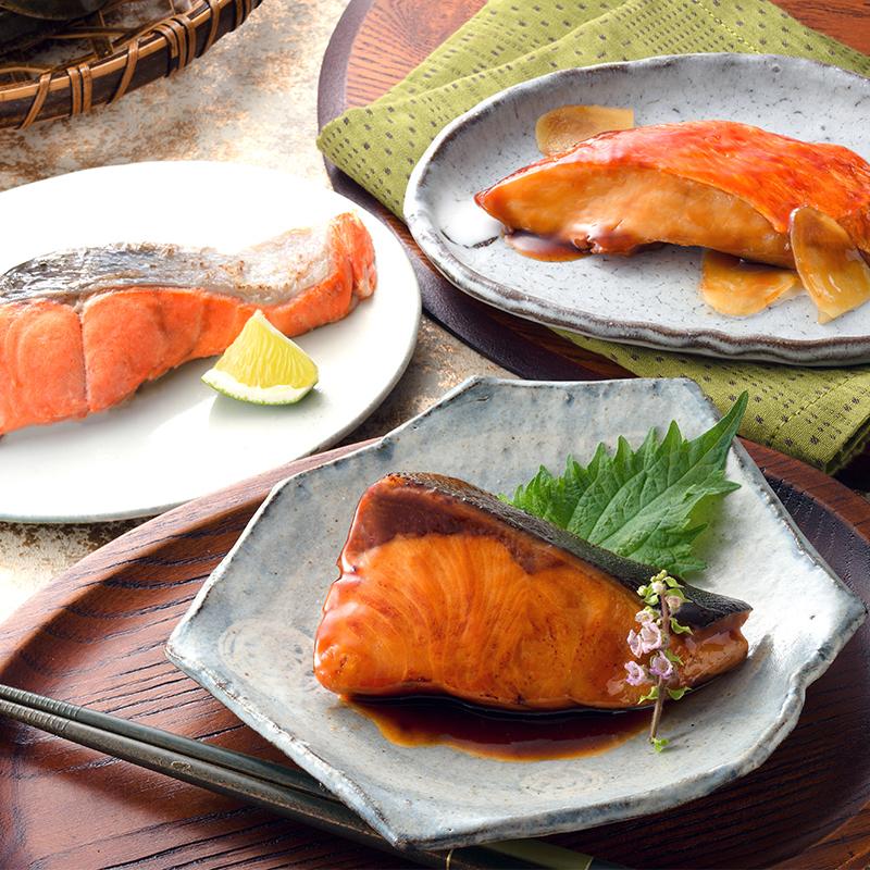 鳥取 「山陰大松」 氷温熟成 煮魚・焼魚ギフトセット8切｜直送品｜お取り寄せグルメ ギフト プレゼント お土産 HIS