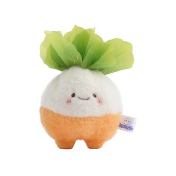 Bazuuyu 芭爪娛｜蔬菜家族 食材毛絨玩具可愛擺件 蘿麗絨毛 8cm