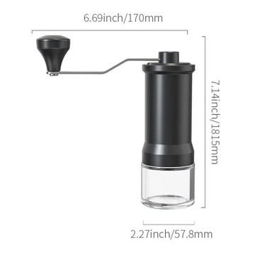 手搖磨豆咖啡機 家用咖啡研磨便攜磨豆粉 商用手沖咖啡研磨器
