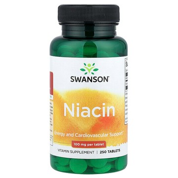 Swanson Vitamins, 煙酸，100 毫克，250 片
