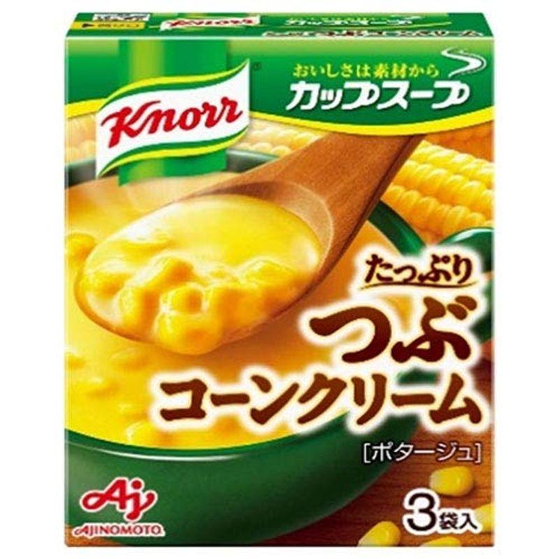 味の素 クノール カップスープ つぶたっぷりコーンクリーム (16.5g×3袋)×10箱入×(2ケース)