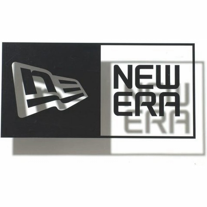 ニューエラ New Era Newera ロゴ ステッカー カッティング ボックスロゴ デカール シール アウトドア 屋外対応 黒 白 Die Cut Box Logo 通販 Lineポイント最大get Lineショッピング