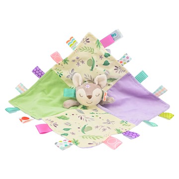 Mary Meyer 蜜兒 標籤親膚安撫巾 安全柔軟布料  32*32cm  小鹿芙蘿拉  1個