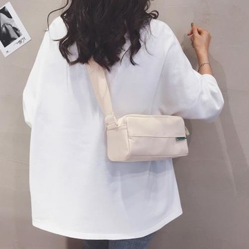 ins韓風帆布包包女夏2025新款時尚帆布吐司包休閑單肩斜挎小方包