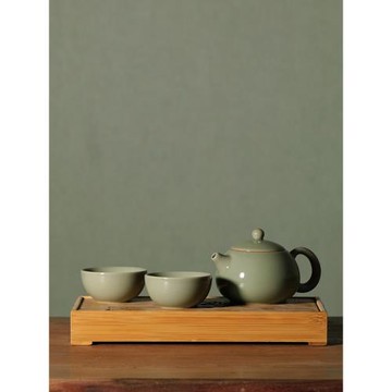 燕廬龍騰越窯秘色瓷西施茶具日用茶壺禮盒高檔功夫茶具套裝新款