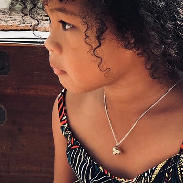 魔力菇-蘑菇造型黃銅墜飾搭純銀項鍊,青冶金工手作的詩幸福中!