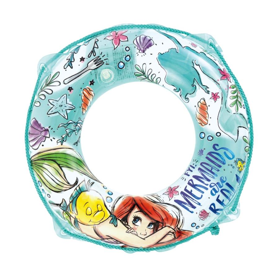 ディズニー アリエルデザイン 浮き輪 フロート 大きめ 紫 楽天