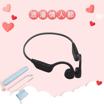 快速出貨🚚【音為愛在一起_買就送玻璃吸管組】骨傳導開放式運動耳掛藍牙耳機SS67  E-books