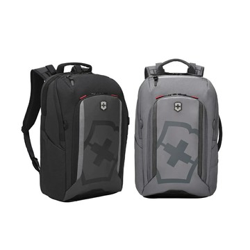 VICTORINOX 瑞士維氏 Touring 2.0 15 吋後背包附單車燈附加裝置  19x31x45cm 灰/黑 612117/612118【APP滿額下單10%點數(單一帳號最高5000點)】1/31止