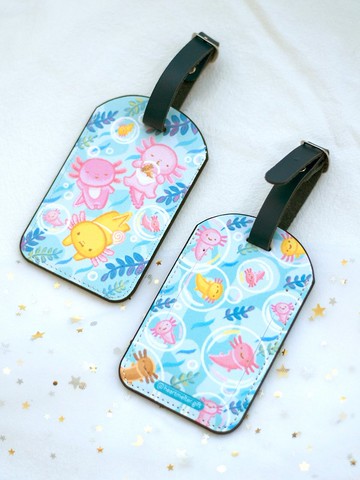 六角恐龍行李牌原創雙面設計