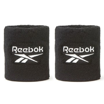 Reebok 棉質舒適運動護腕  8 x 6 x 1.5cm  1雙  黑色