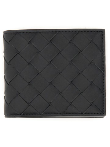 bottega veneta portafoglio bi-fold in pelle