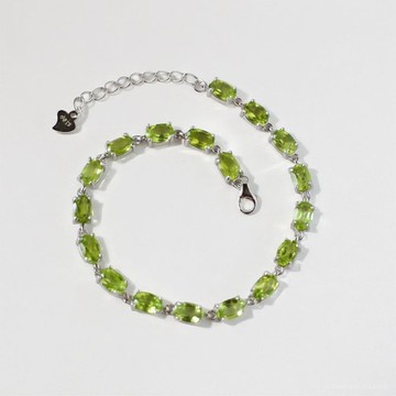 Rosen'marry / 純天然橄欖石手鍊 925純銀