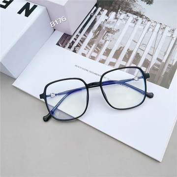 新款 防藍光平光鏡TR超輕近視鏡框女ins素顏鏡明星款 可配近視