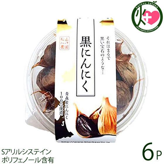 熟成黒にんにく 青森産 200g×6P 松山ハーブ農園 丸型パック 黒ニンニク 国産 青森産 フルーツにんにく