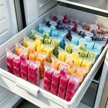 一次性冰袋自封口冰格袋子加厚食品級家用製冰神器凍冰塊模具神器