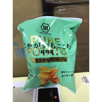 ~省錢叔叔~華元 湖池屋 純粹薯 極脆燒海苔口味 洋芋片 零食 餅乾 KOIKEYA 54.5g