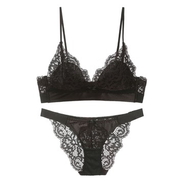 維多性感利亞文胸薄蕾絲無鋼圈三角杯時尚朵兒的秘密維秘內衣女夏