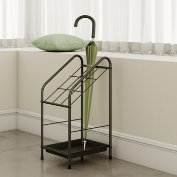 【含稅/免運】 雨傘收納架簡約門口傘架子置物架公司店用酒店大堂鐵藝瀝水雨傘桶