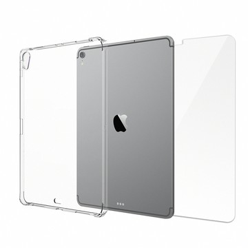 Timo iPad 10.9吋 透明防摔保護殼套+螢幕保護貼 二件組